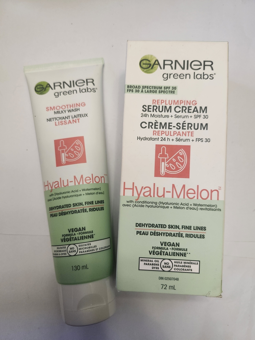 Garnier Hyalu-Melon Serum Cream & Milky Wash New